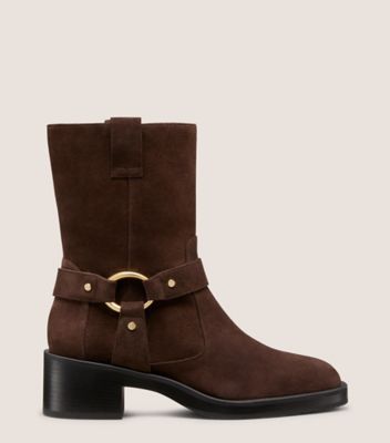 Stuart Weitzman,JAX BOOTIE,Brown