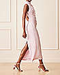 Stuart Weitzman,NEARLYNUDE,Sandal,Floral Printed Jacquard,Pink/Multi,Shoe on tall model