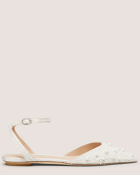 Designer Flat Wedding Shoes & Bridal Handbags | Stuart Weitzman