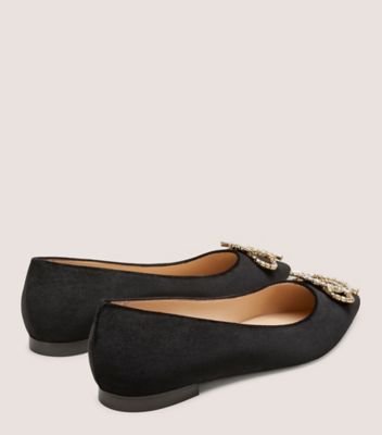 Stuart Weitzman,ELOISE FLAT,Black