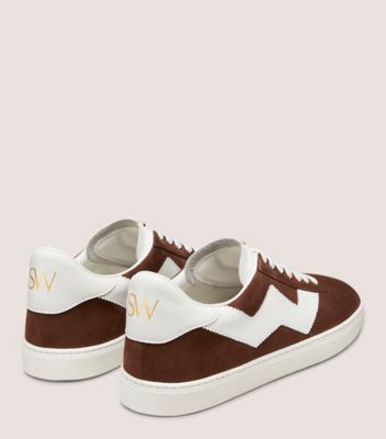 Stuart Weitzman,DARYL SNEAKER,Rubber,Casual,Color Block,Pull Tab,Casual,Brown