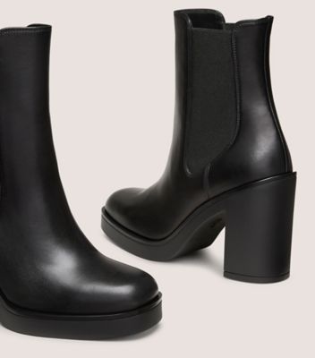 Stuart Weitzman,BOTTINE CHELSEA BETHENNY 80,Bootie,Cuir nappa,Noir,Detailed View