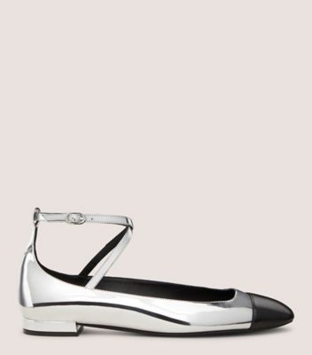 Stuart Weitzman,EDEN STRAP FLAT,,Front View