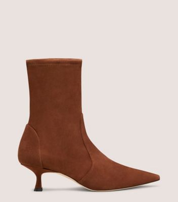 Brown suede booties womens best sale