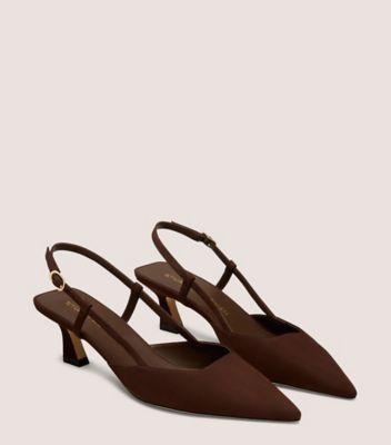 Stuart Weitzman,VINNIE 50 SLINGBACK,,Angle View