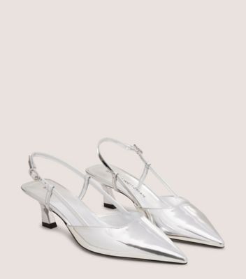 Stuart Weitzman,VINNIE 50 SLINGBACK,,Angle View