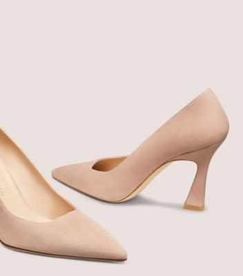 Stuart Weitzman,VINNIE 85 PUMP,Rubber,Pumps,Day Party,Beige,Detailed View