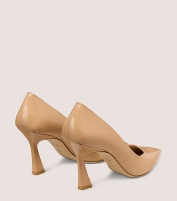 Stuart Weitzman,VINNIE 85 PUMP,Rubber,Pumps,Cocktail,,Back View