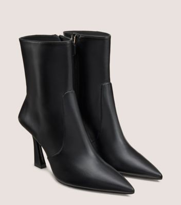 Stuart Weitzman,VINNIE ZIP BOOTIE 85,,Angle View