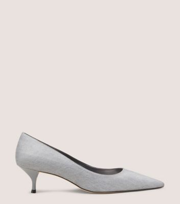 Stuart Kitten Pump Stuart Weitzman