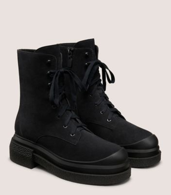 Stuart Weitzman,Suède sport,Noir,Angle View
