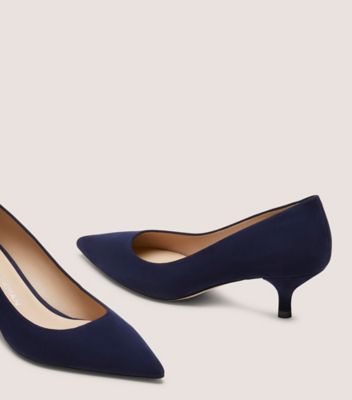 Stuart Weitzman,STUART POWER 50,Rubber,Suede,Pumps,Foam,Flexible,Padded Insole,Work,,Detailed View