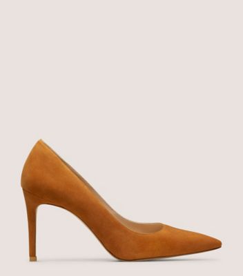 Stuart Weitzman,STUART POWER 85,Brown,Front View