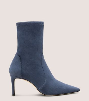 Stuart Weitzman,STUART POWER BOOTIE 75,Bootie,Foam,Fabric,Cocktail,,Front View