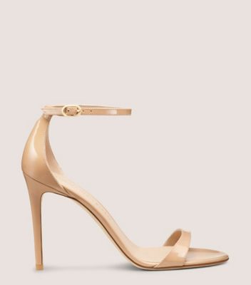 Stuart Weitzman,NUDIST II SANDAL 100,,Front View