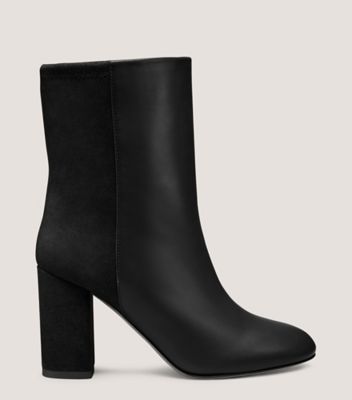 Stuart Weitzman,5050 STRUT BLOCK BOOTIE,,Front View