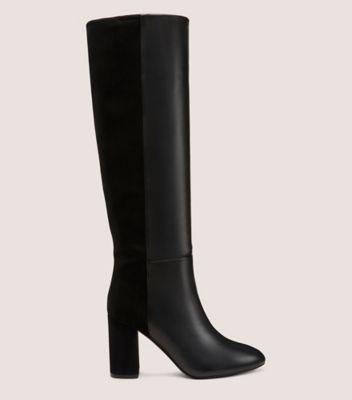 Stuart Weitzman,5050 STRUT BLOCK BOOT,,Front View