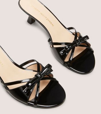 Stuart Weitzman,FELICITY SLIDE 50,Black,Detailed View
