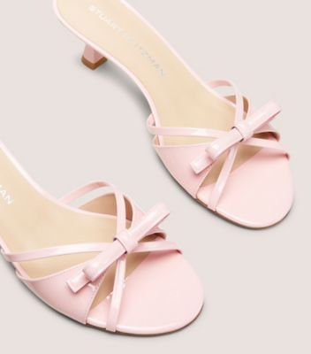 Stuart Weitzman,FELICITY SLIDE 50,Pink,Detailed View