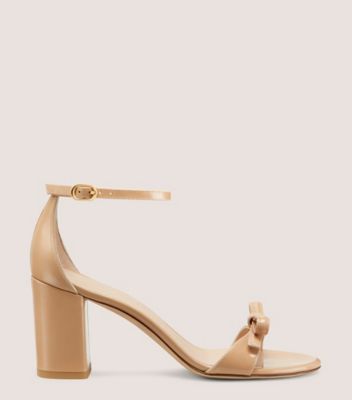 Stuart Weitzman,NUDIST FELICITY BLOCK 75,,Front View