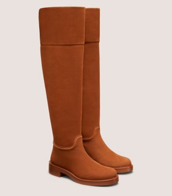 Stuart Weitzman,CELIA OVER-THE-KNEE RIDING BOOT,Brown,Angle View