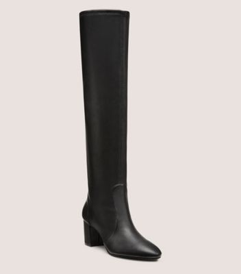 Stuart Weitzman,Boot,Cuir nappa extensible,Noir