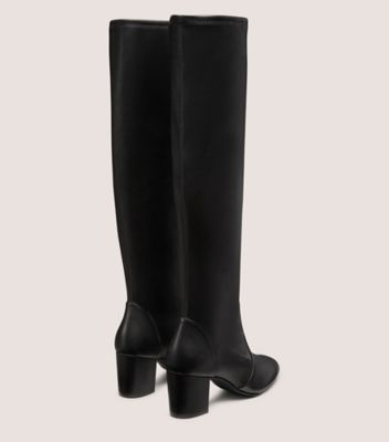 Stuart Weitzman,Boot,Cuir nappa extensible,Noir