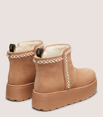 Nellie Pearl Flatform Bootie | Stuart Weitzman