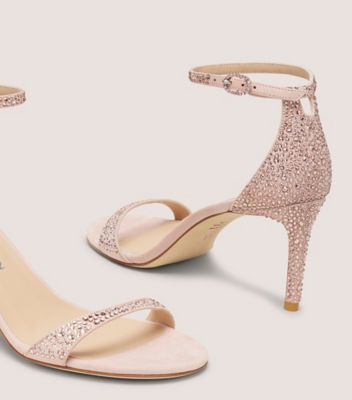 Stuart Weitzman,NUDIST SHINE 75,Pink,Detailed View