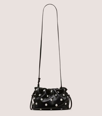 Stuart Weitzman,MIA MINI STUD BAG,Black,Extra View