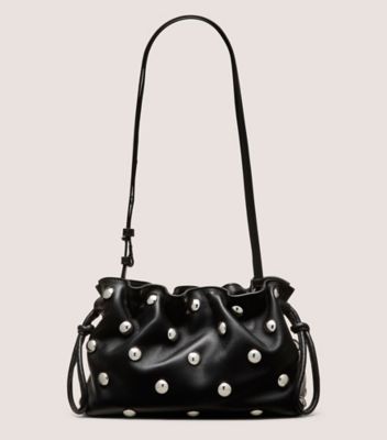 Stuart Weitzman,MIA MINI STUD BAG,Black