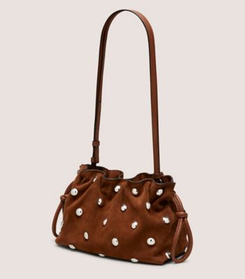 Stuart Weitzman,MIA MINI STUD BAG,Brown,Side View