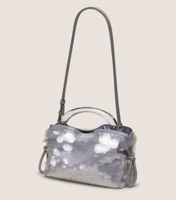 Stuart Weitzman,MIA MINI ARC BAG,Gray,Side View