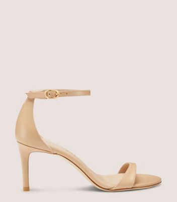 Stuart Weitzman,NUDIST II SANDAL 75,,Front View