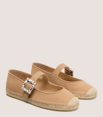Stuart Weitzman,Suède,Beige Doré