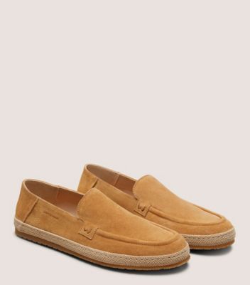 Stuart Weitzman,Espadrille,Suède,Biscotto,Angle View