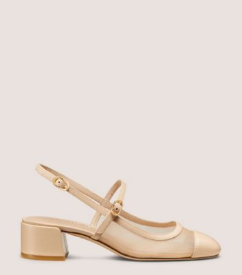 Stuart Weitzman,MAEVE MARY JANE SLINGBACK,,Front View