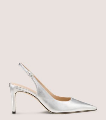 Stuart Weitzman,STUART POWER SLINGBACK 75,,Front View