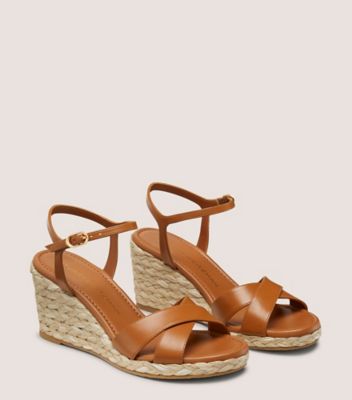 Stuart Weitzman,DAYNA ESPADRILLE WEDGE,,Angle View