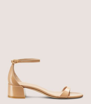 Stuart Weitzman,NUDIST BLOCK 35,,Front View