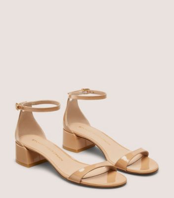 Stuart Weitzman,NUDIST BLOCK 35,,Angle View