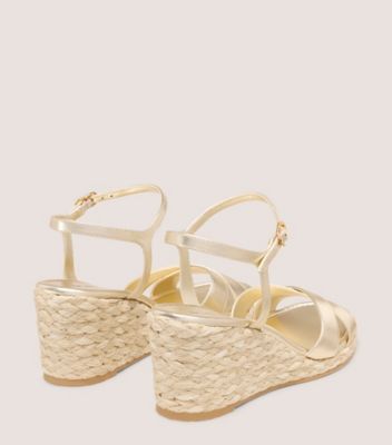 Stuart Weitzman,DAYNA ESPADRILLE WEDGE,,Back View