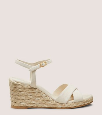 Stuart Weitzman,DAYNA ESPADRILLE WEDGE,,Front View