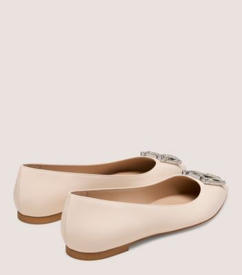 Stuart Weitzman,JUNE FLAT,Cream