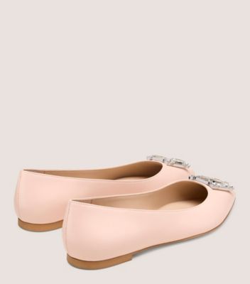Stuart Weitzman,JUNE FLAT,Pink,Back View