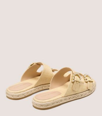 Stuart Weitzman,TOMI PEARL ESPADRILLE SLIDE,,Back View