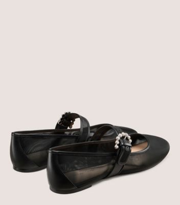 Stuart Weitzman,PIPER BALLET,Black