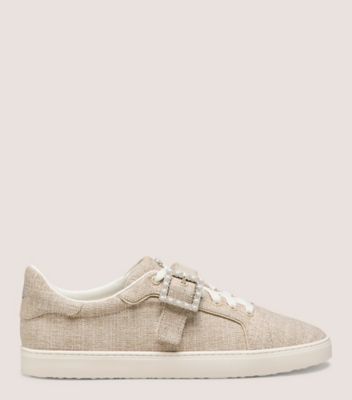 Stuart Weitzman Livvy Pearl Buckle Sneaker