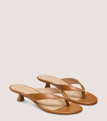 Stuart Weitzman,RIO SLEEK SANDAL 35,,Angle View