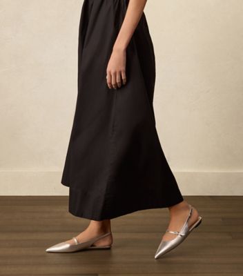 Stuart Weitzman,EMILIA MARY JANE SLINGBACK,Rubber,Leather,Flats,Day Party,Metallic